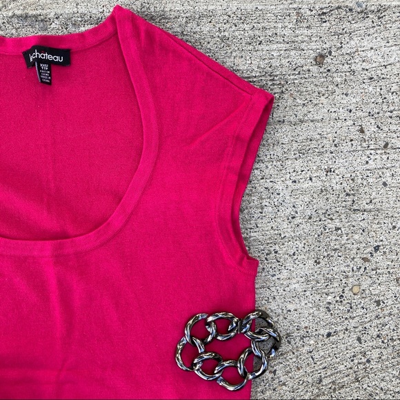 Le Chateau pink shirt, size xs - Picture 2 of 4